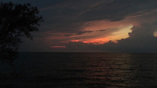 Sunset over Lake Erie